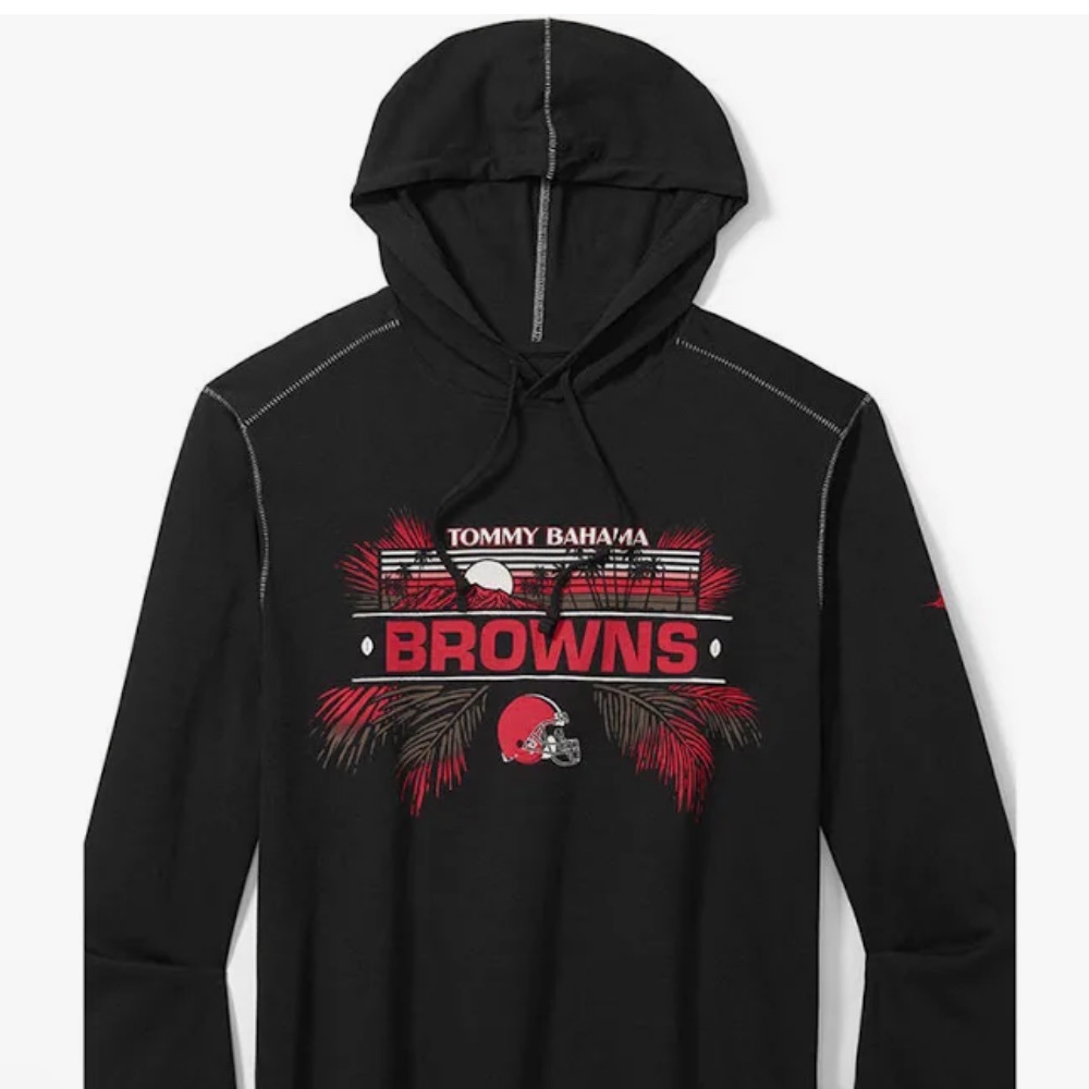 Tommy Bahama Cleveland Browns NFL hoodie NWT - Picture 7 of 8